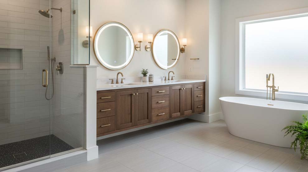 Professional bathroom remodeling from AJS Renovations